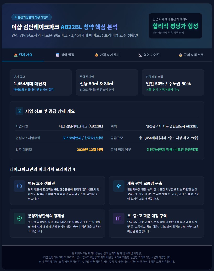더샵 검단레이크파크