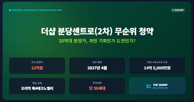 더샵 분당센트로
