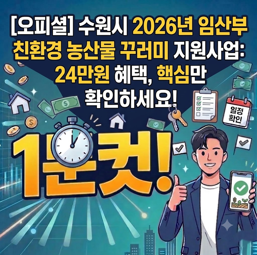 임산부 친환경 농산물 꾸러미 지원사업