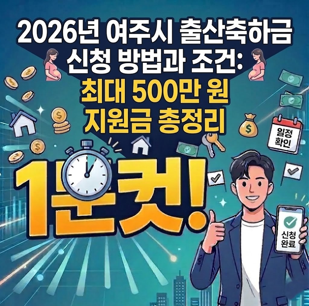 여주시 출산축하금
