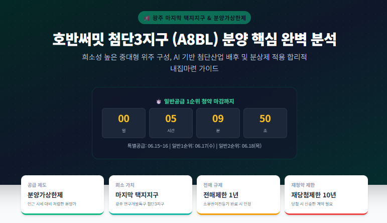 호반써밋 첨단3지구