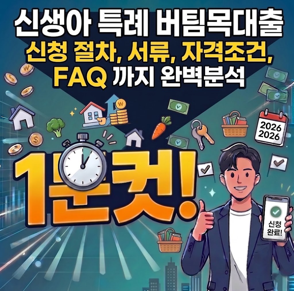신생아 특례 버팀목대출